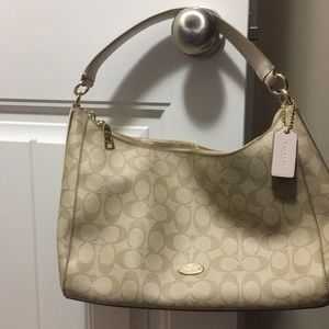 Authentic Coach signature style purse